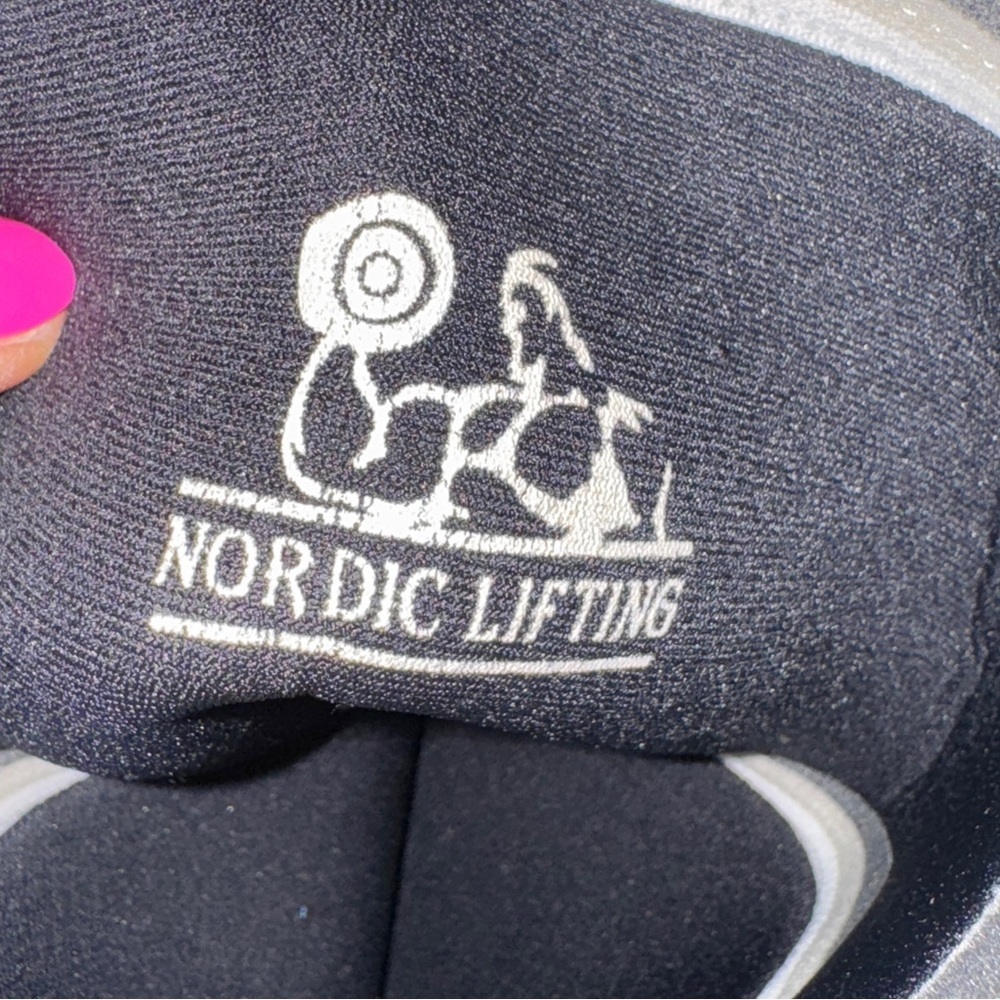 Nordic Lifting Black Compression Knee Sleeves